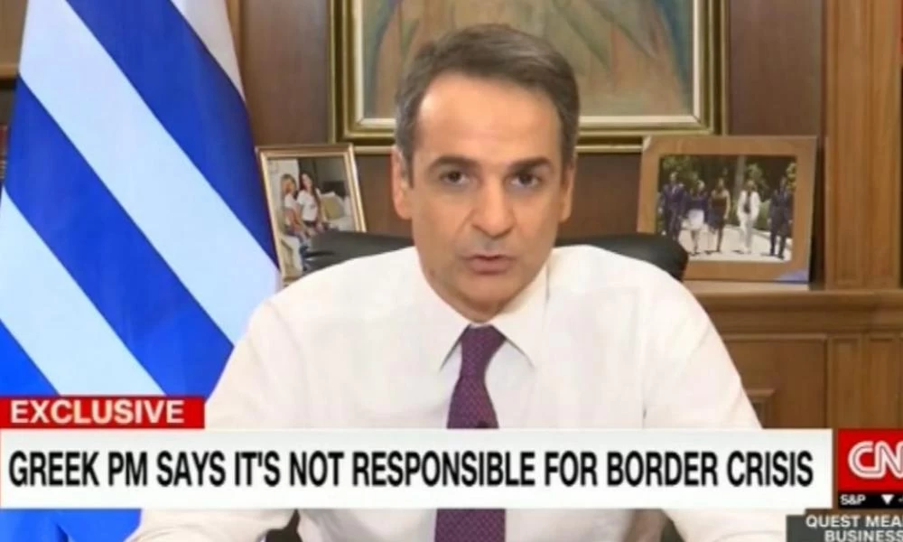 Μήνυμα Μητσοτάκη μέσω αμερικανικού CNN: «Έχουμε κάθε δικαίωμα να προστατεύσουμε τα σύνορά μας»